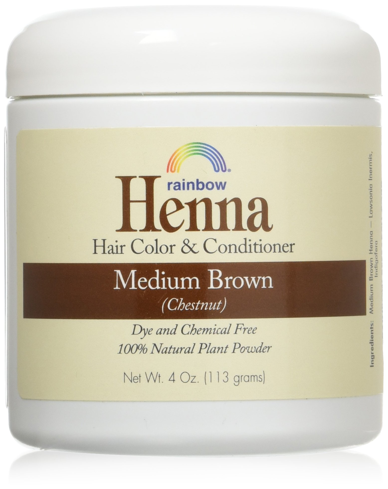 Amazon.com : Henna (Persian) - Med Brown (Chestnut), 4 oz (pack of